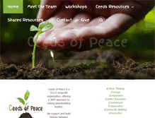 Tablet Screenshot of ceedsofpeace.org
